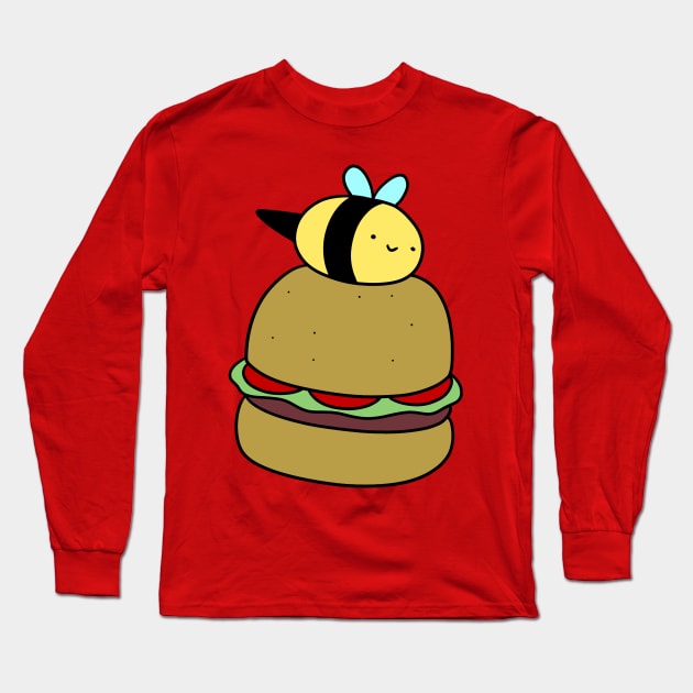 Hamburger Bumblebee Long Sleeve T-Shirt by saradaboru